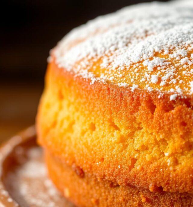 Bolo de Fubá Cremoso