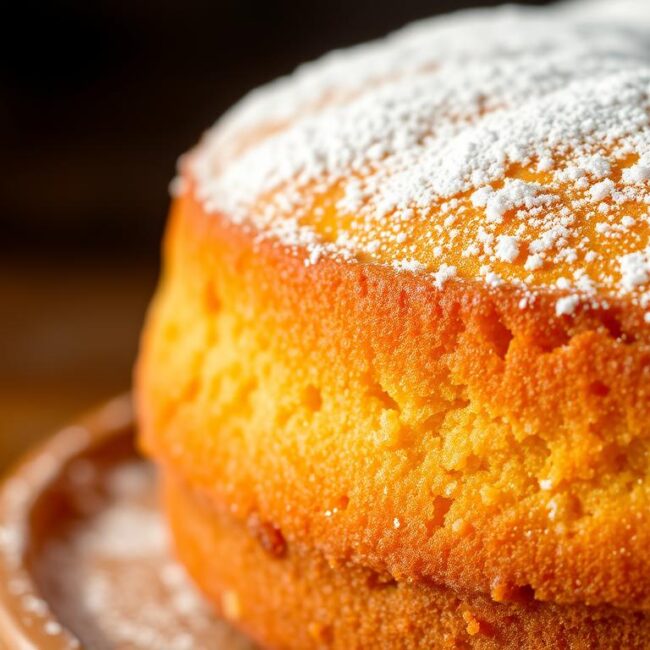Bolo de Fubá Cremoso