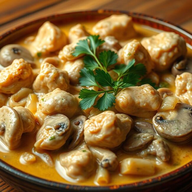 Strogonoff de Frango