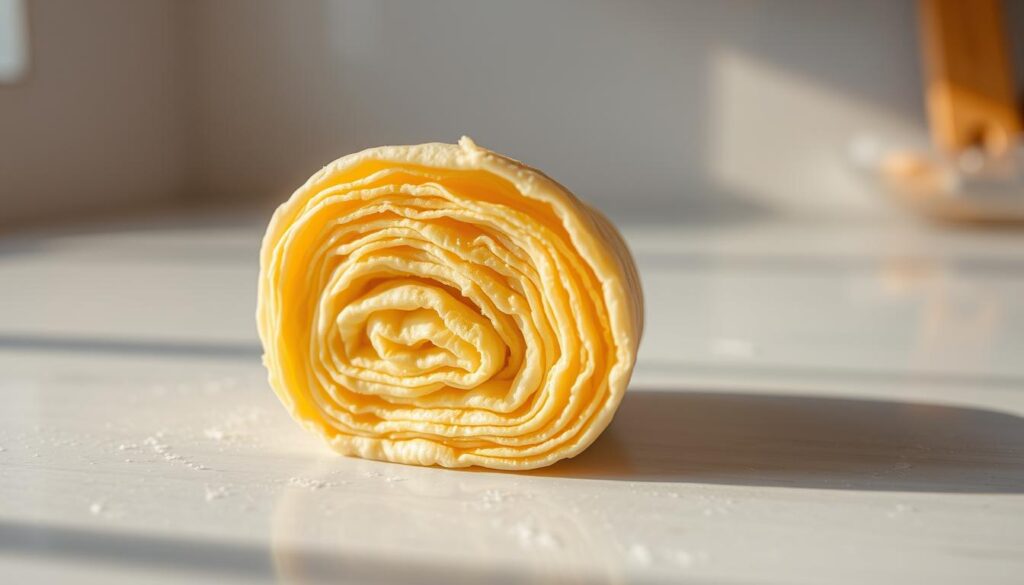 massa de pastel crocante